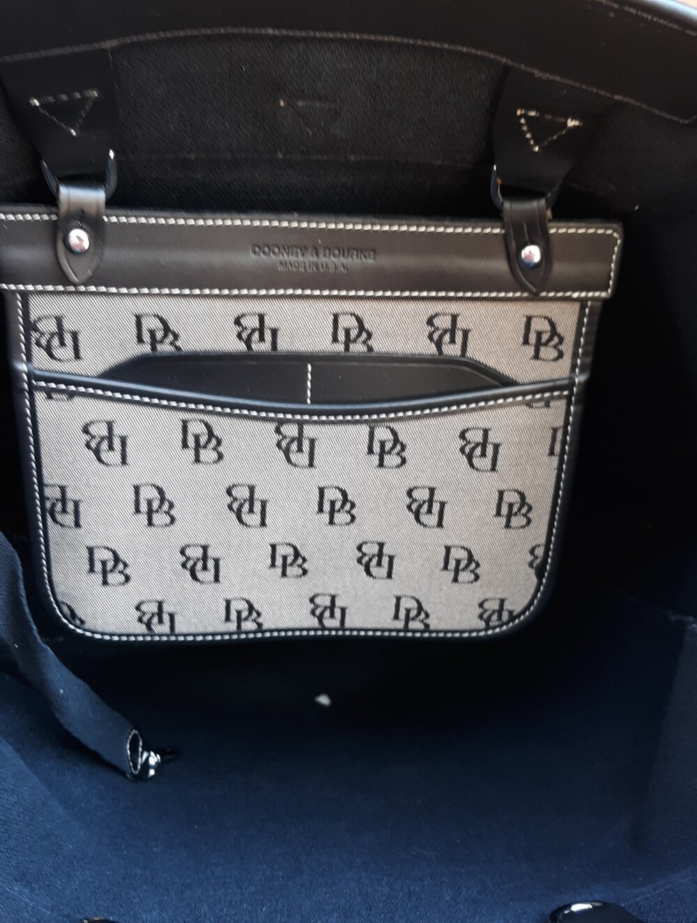 Dooney & Burke Monogram Crossbody Tote Bag - Picture 5 of 12